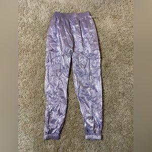 metallic purple pants. never worn